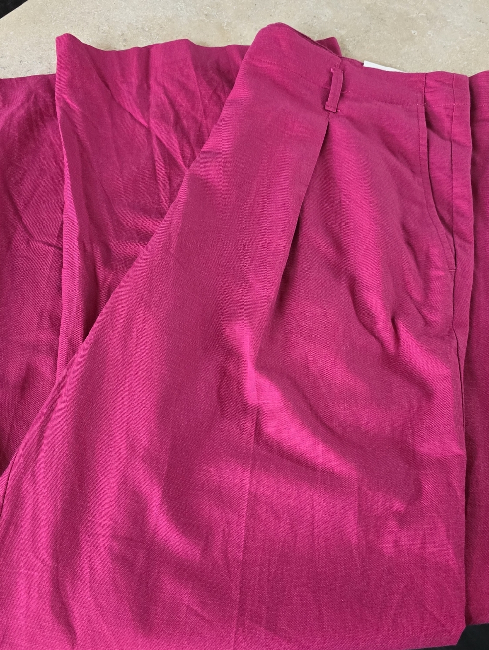 Ann Taylor Bright Magenta Wide Leg Pants Sz 16 NEW